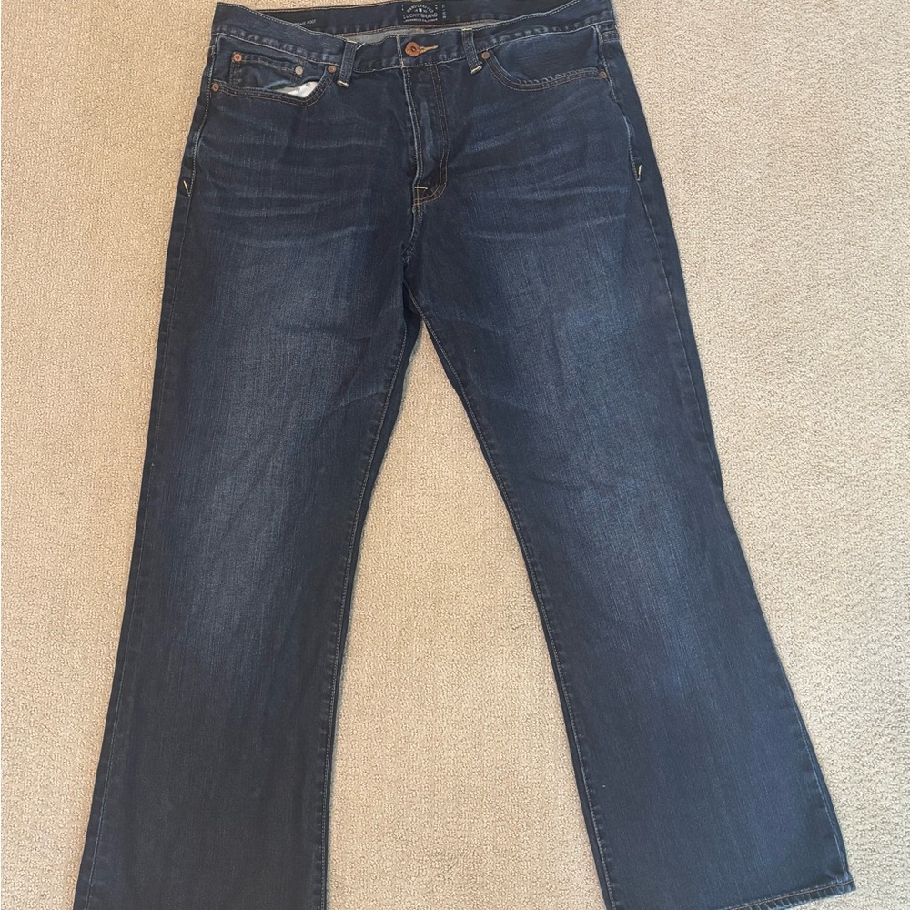 Men's Dark Blue Lucky Brand Jeans Size 36/30